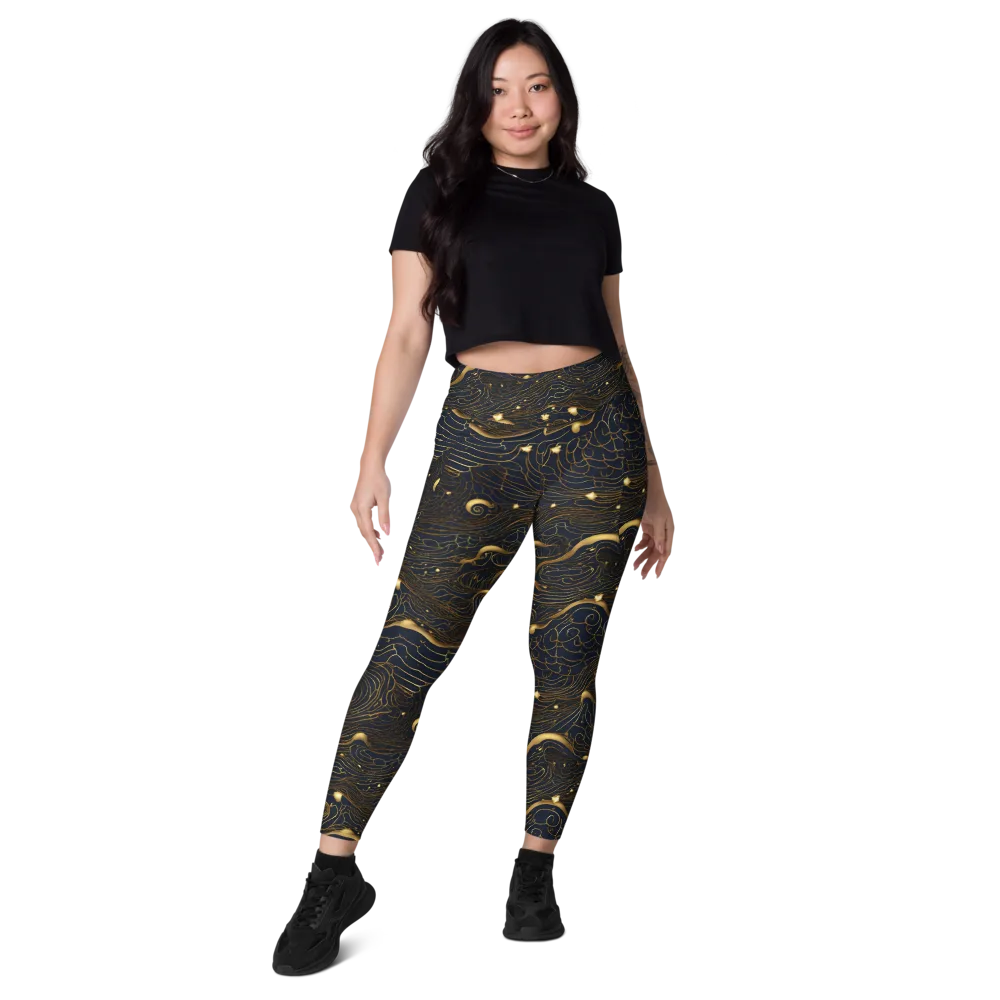 Midnight Alchemy on Leggings with Pockets — Front