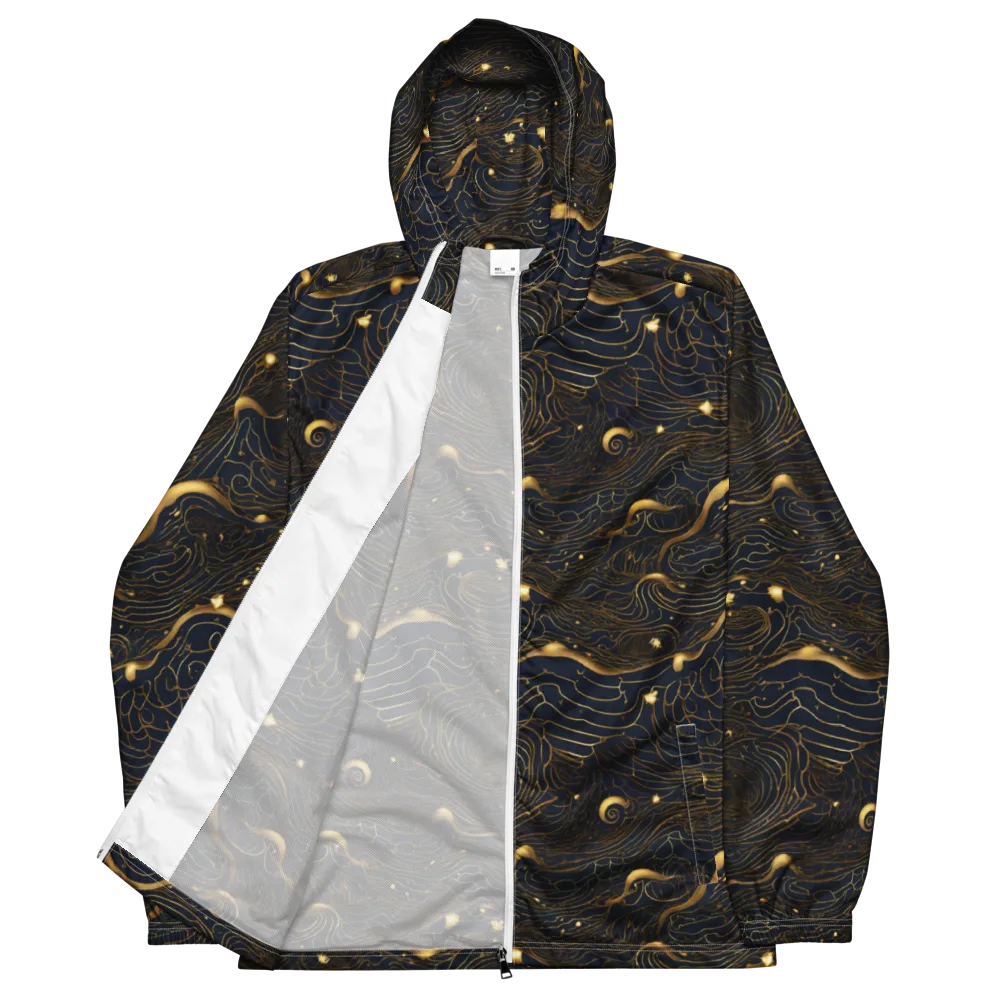 Midnight Alchemy on Men's Windbreaker — Front