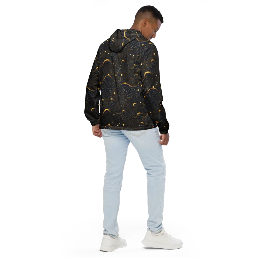 Midnight Alchemy on Men's Windbreaker — Back