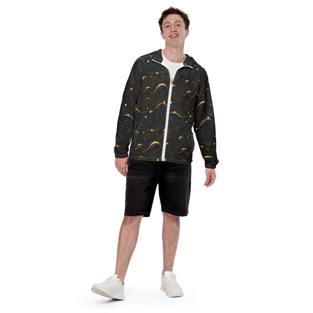 Midnight Alchemy on Men's Windbreaker — Front