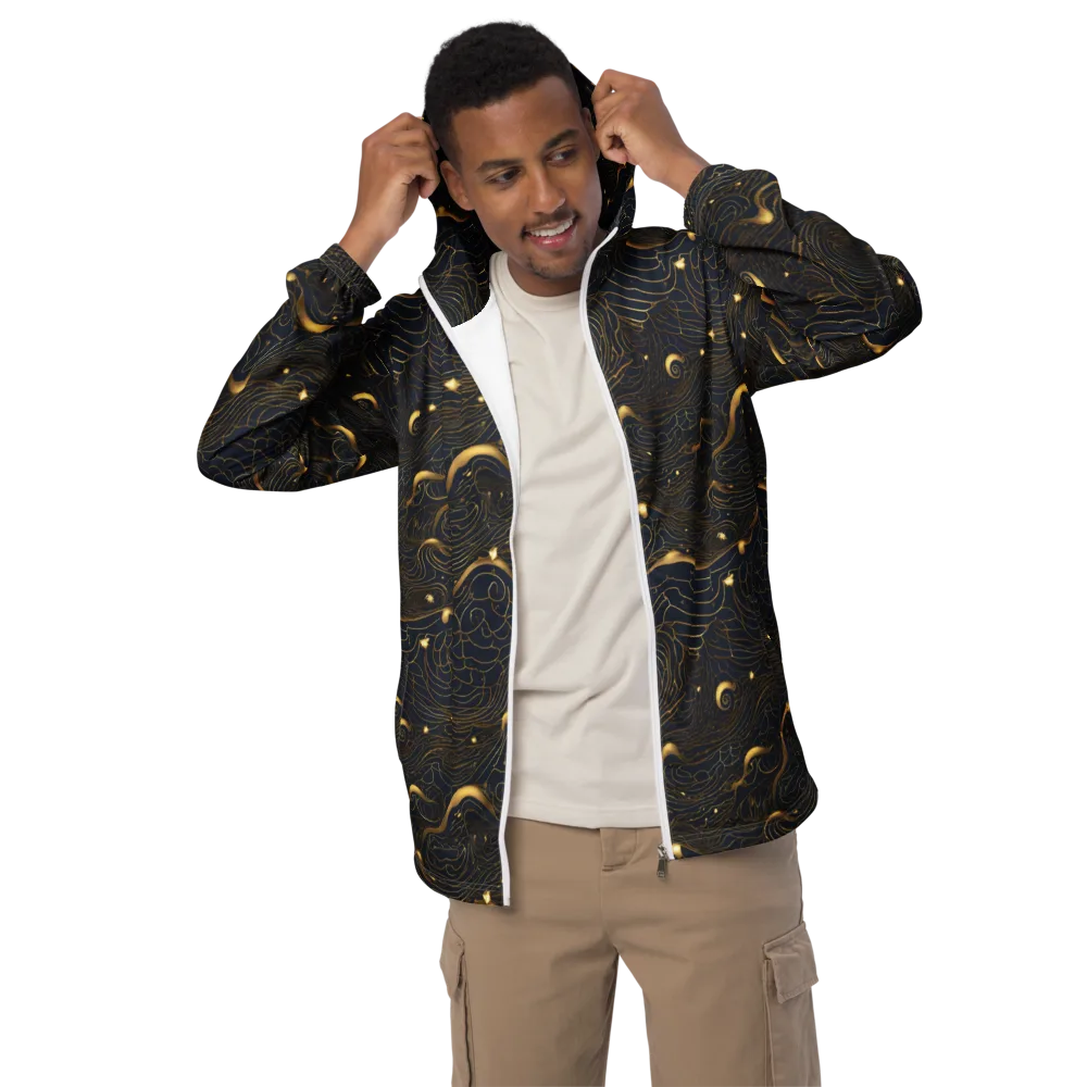 Midnight Alchemy on Men's Windbreaker — Front