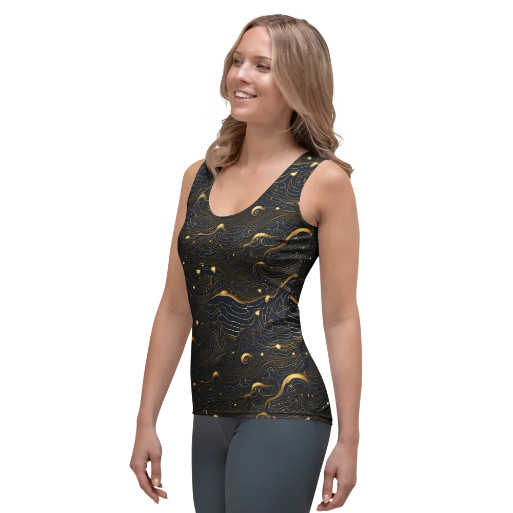 Midnight Alchemy on Women's Tank Top — Left Front