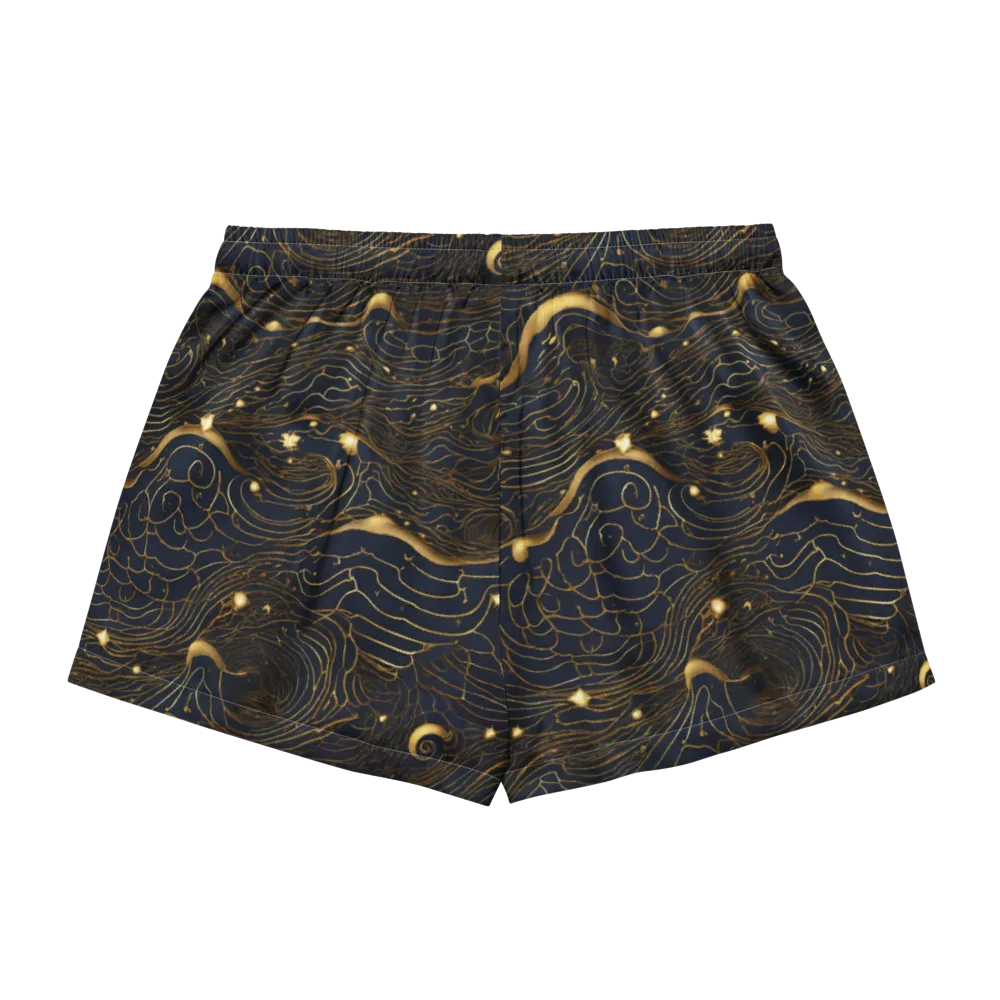 Midnight Alchemy on Women's Pajama Shorts — Back