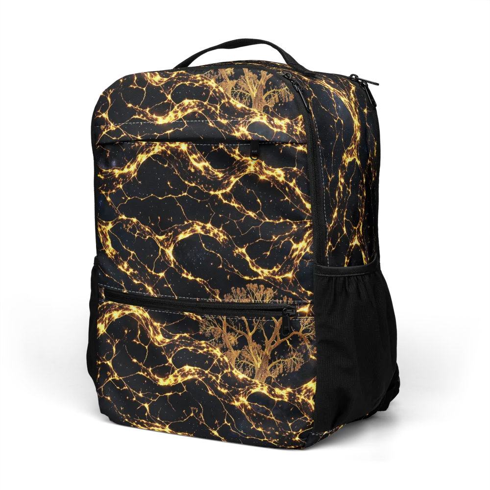 Emberwood Cosmos on Utility Backpack — Left Front
