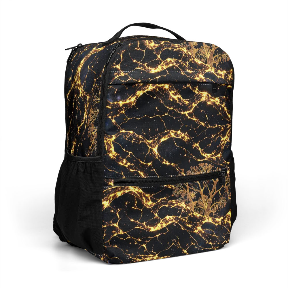 Emberwood Cosmos on Utility Backpack — Right Front