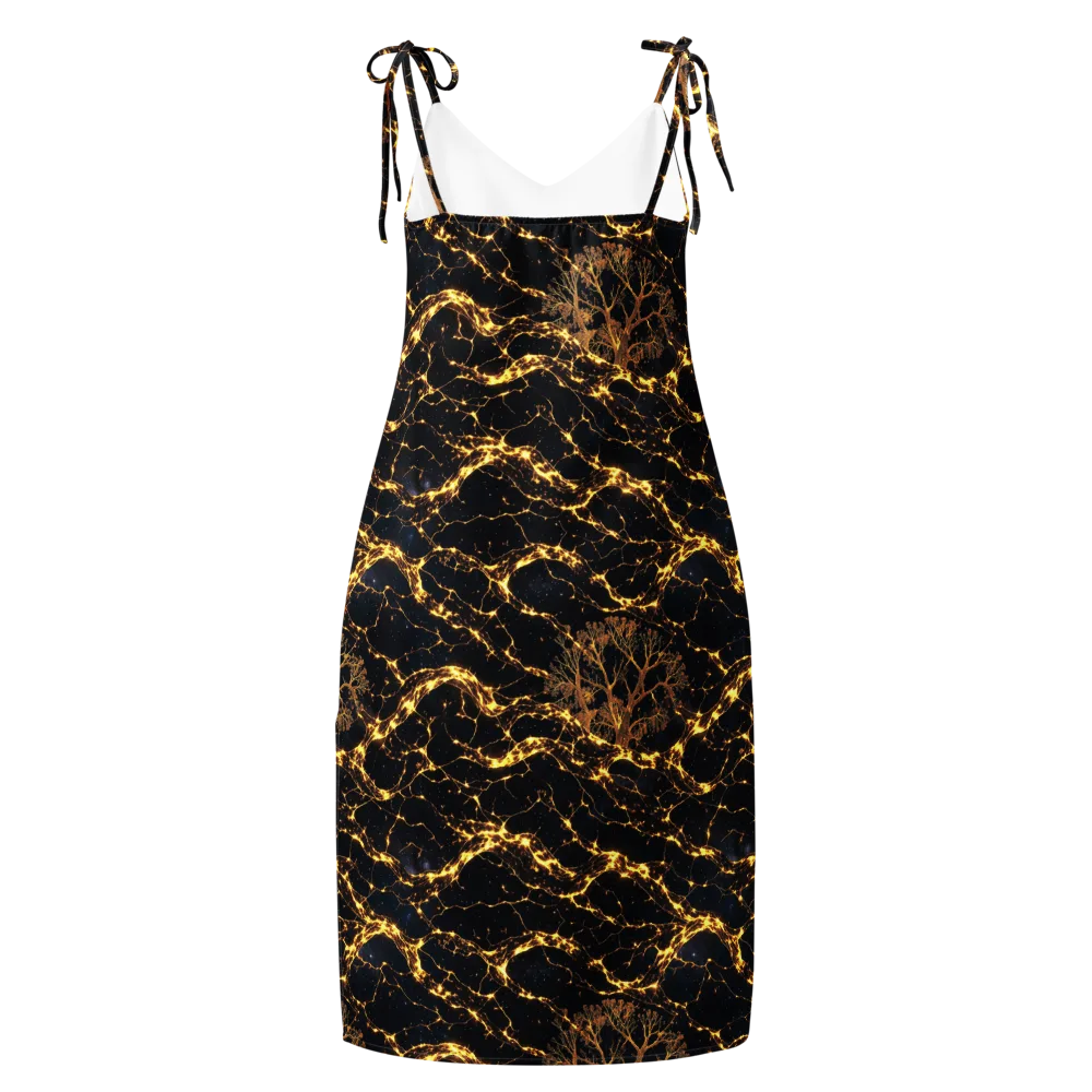 Emberwood Cosmos on Slip Dress — Back