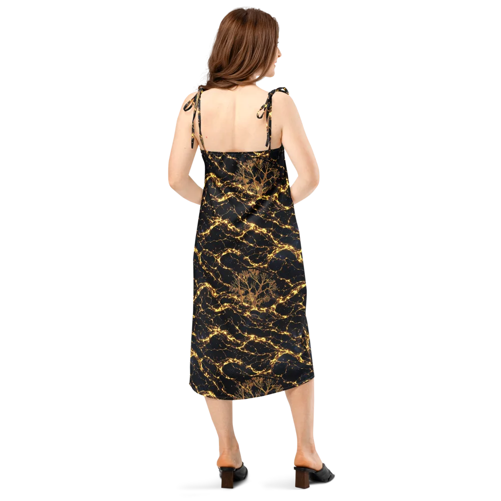 Emberwood Cosmos on Slip Dress — Back