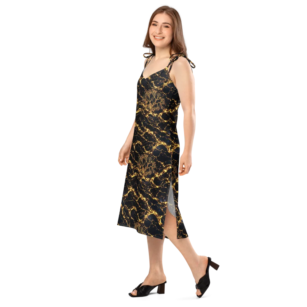 Emberwood Cosmos on Slip Dress — Left Front