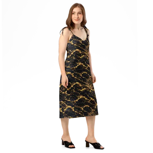 Emberwood Cosmos on a Slip Dress