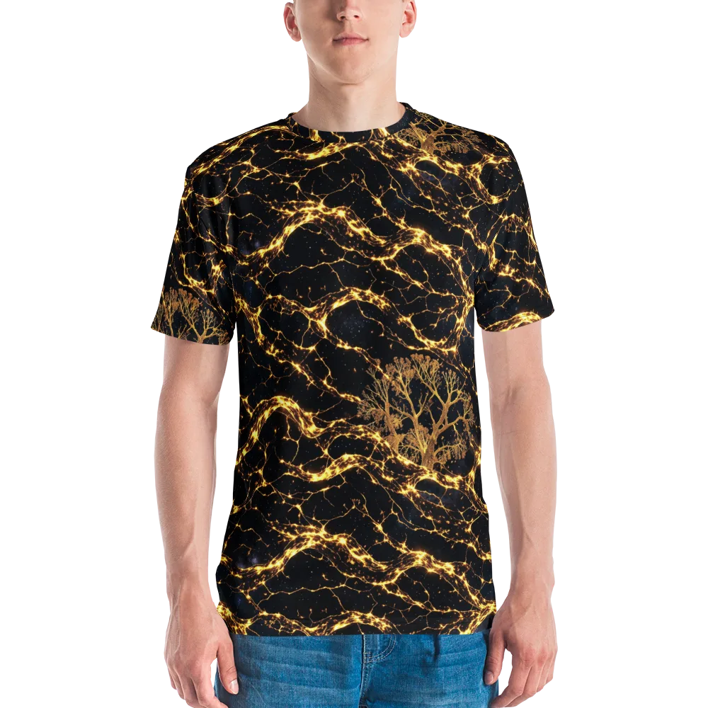 Emberwood Cosmos on Men's Crew Neck T-Shirt — Front