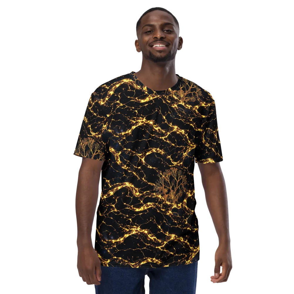 Emberwood Cosmos on Men's Crew Neck T-Shirt — Front