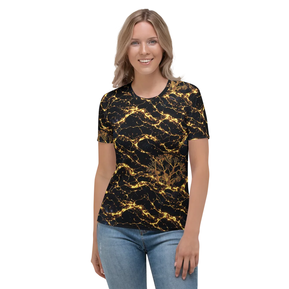 Emberwood Cosmos on Women's Crew Neck T-Shirt — Front