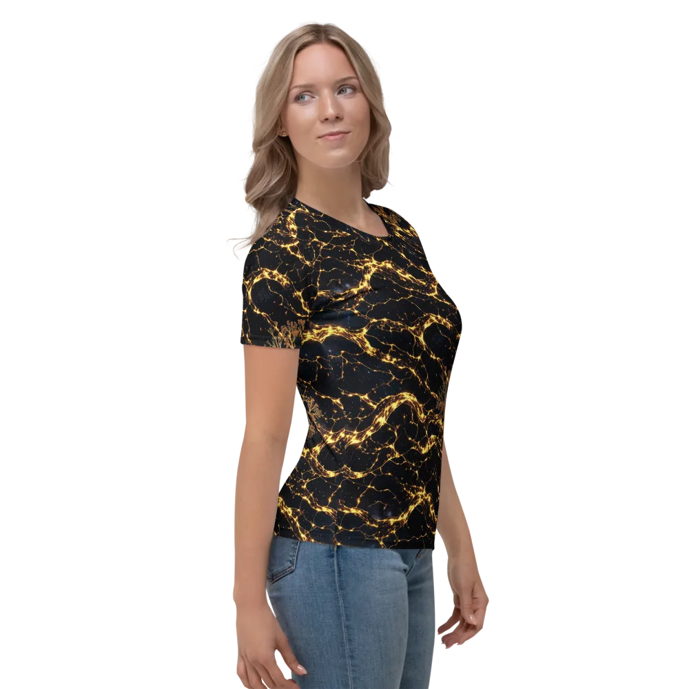 Emberwood Cosmos on Women's Crew Neck T-Shirt — Right