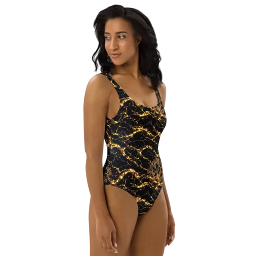 Emberwood Cosmos on a One-Piece Swimsuit
