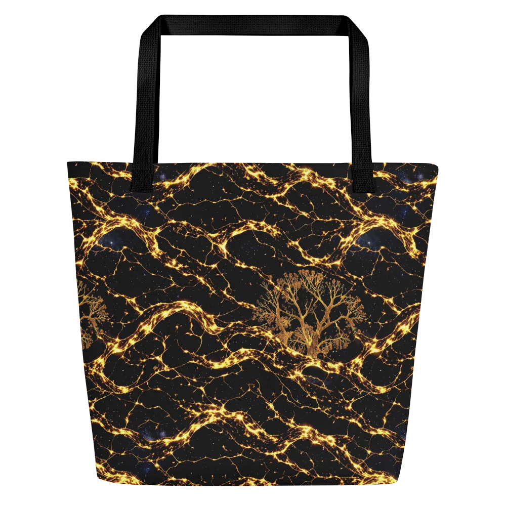 Emberwood Cosmos on Large Tote Bag W/ Pocket — Front