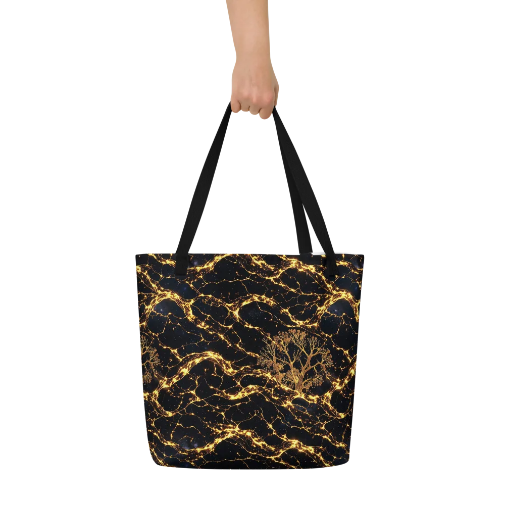 Emberwood Cosmos on Large Tote Bag W/ Pocket — Front
