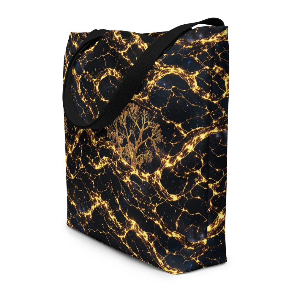 Emberwood Cosmos on Large Tote Bag W/ Pocket — Front