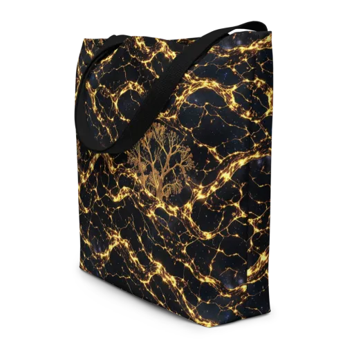 Emberwood Cosmos on a Large Tote Bag W/ Pocket