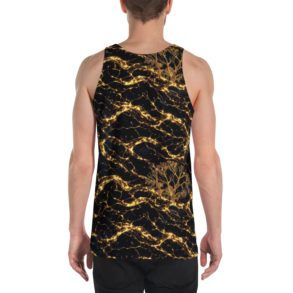 Emberwood Cosmos on Men's Tank Top — Back