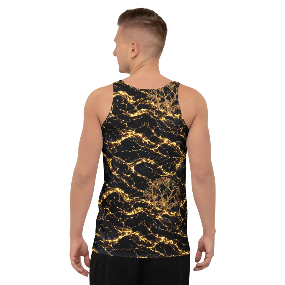 Emberwood Cosmos on Men's Tank Top — Back