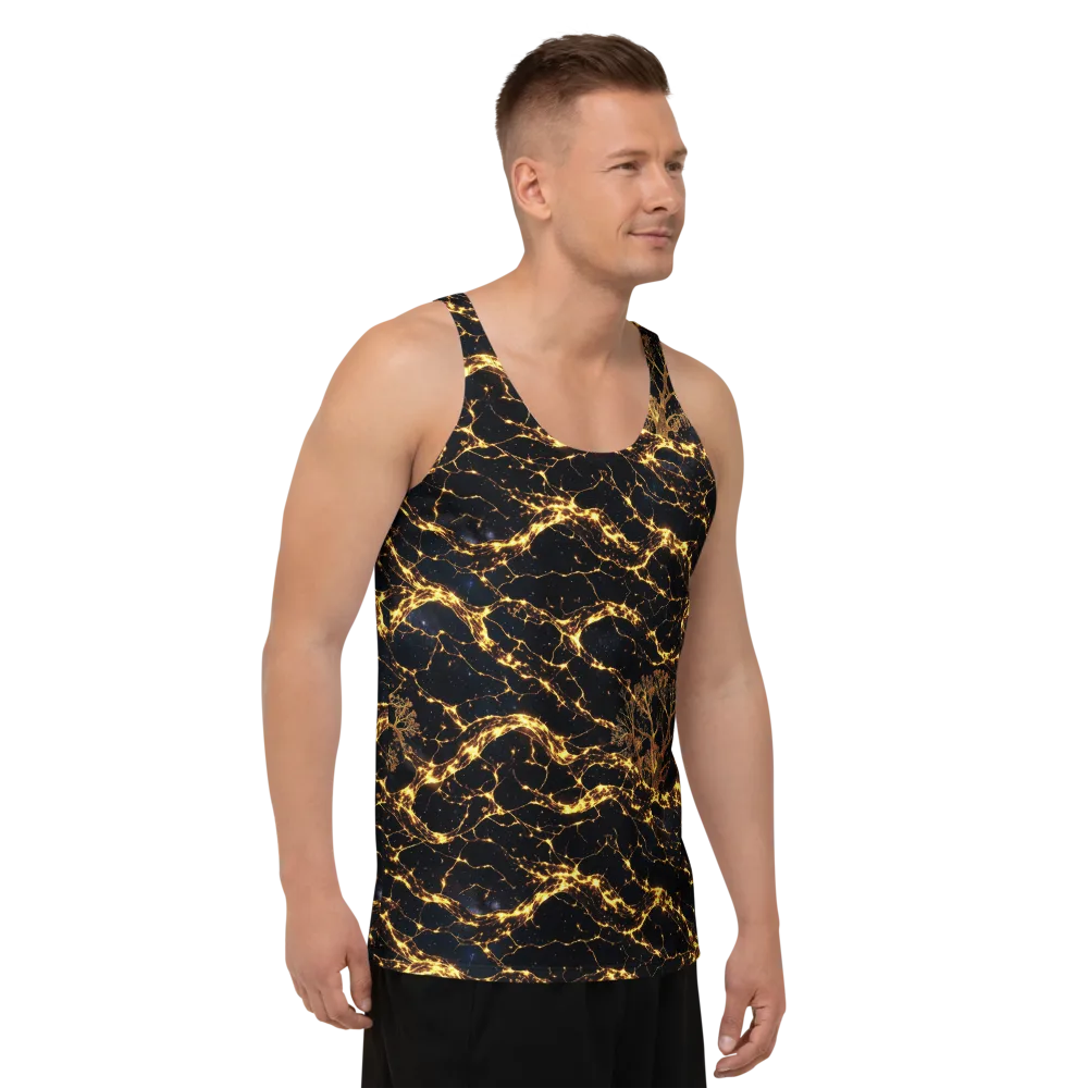 Emberwood Cosmos on Men's Tank Top — Right Front