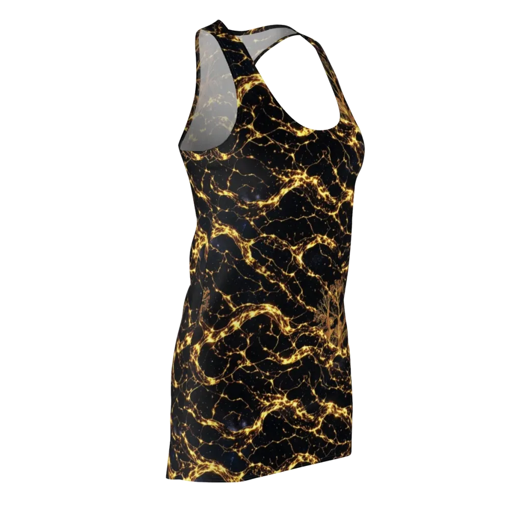 Emberwood Cosmos on Racerback Dress — Front Side
