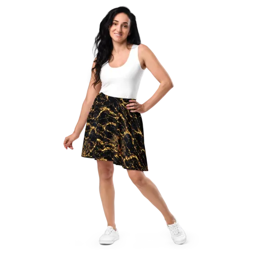 Emberwood Cosmos on a Skater Skirt