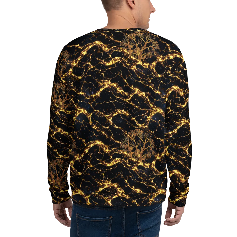 Emberwood Cosmos on Sweatshirt — Back