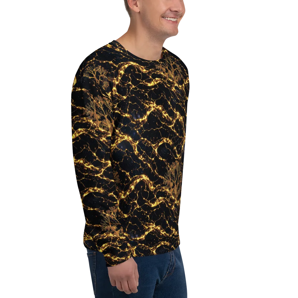 Emberwood Cosmos on Sweatshirt — Right Front