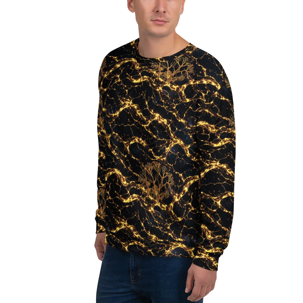Emberwood Cosmos on Sweatshirt — Left Front