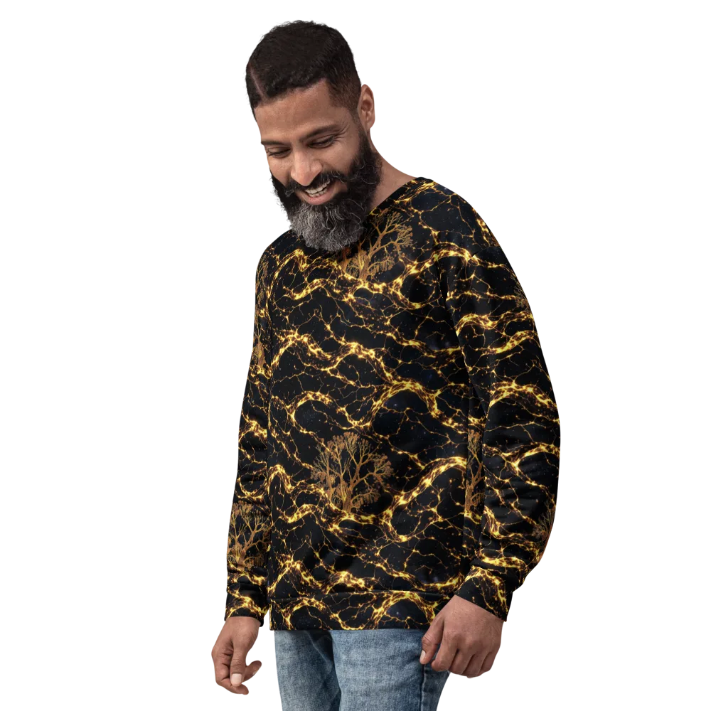 Emberwood Cosmos on Sweatshirt — Left Front