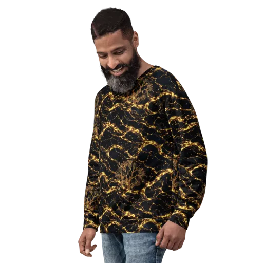 Emberwood Cosmos on a Sweatshirt