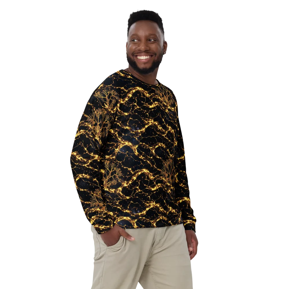 Emberwood Cosmos on Sweatshirt — Front