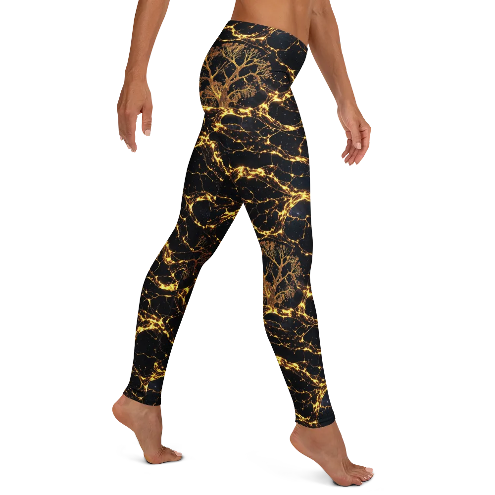 Emberwood Cosmos on Leggings — Right