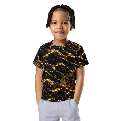 Emberwood Cosmos on a Kids Crew Neck T-Shirt