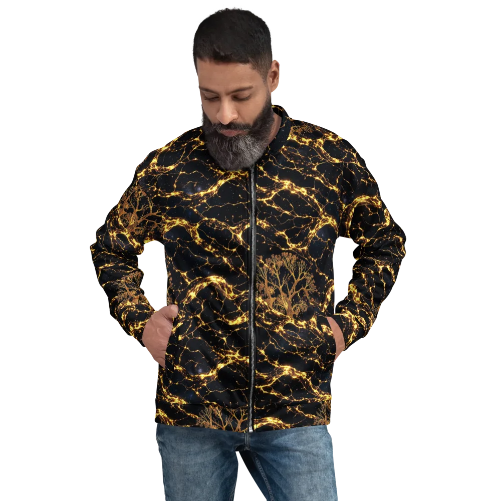 Emberwood Cosmos on Bomber Jacket — Front
