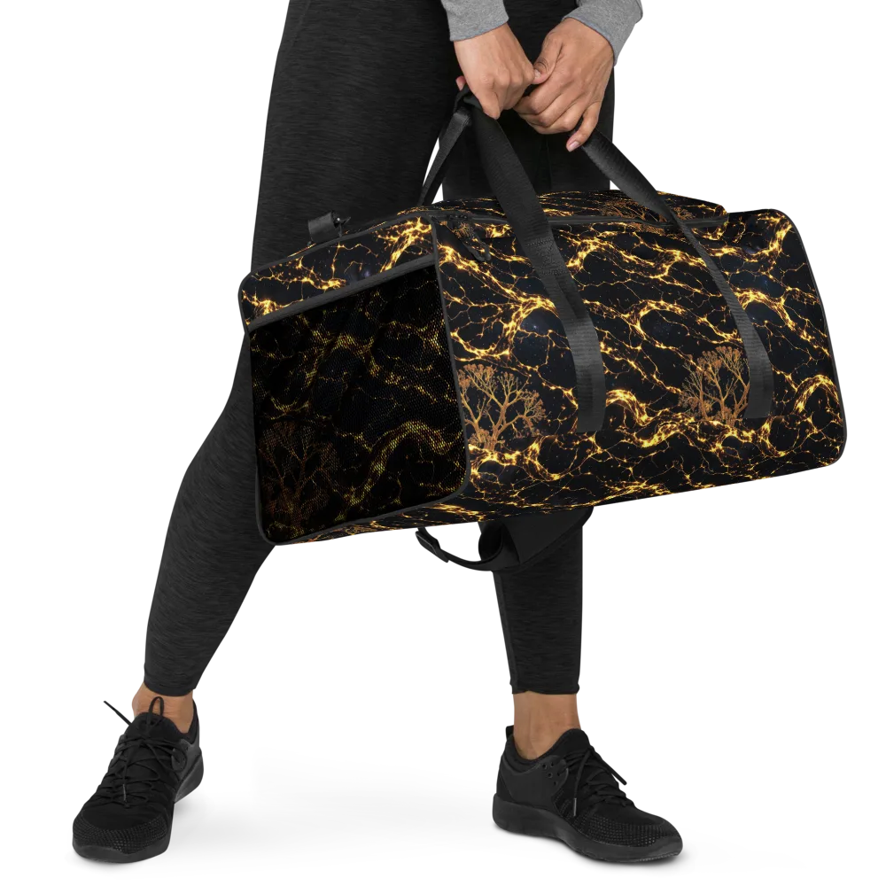 Emberwood Cosmos on Duffle Bag — Right Front