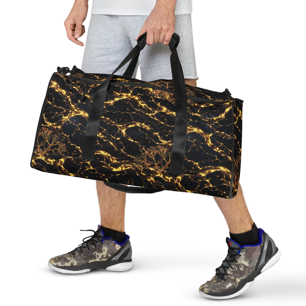 Emberwood Cosmos on Duffle Bag — Front