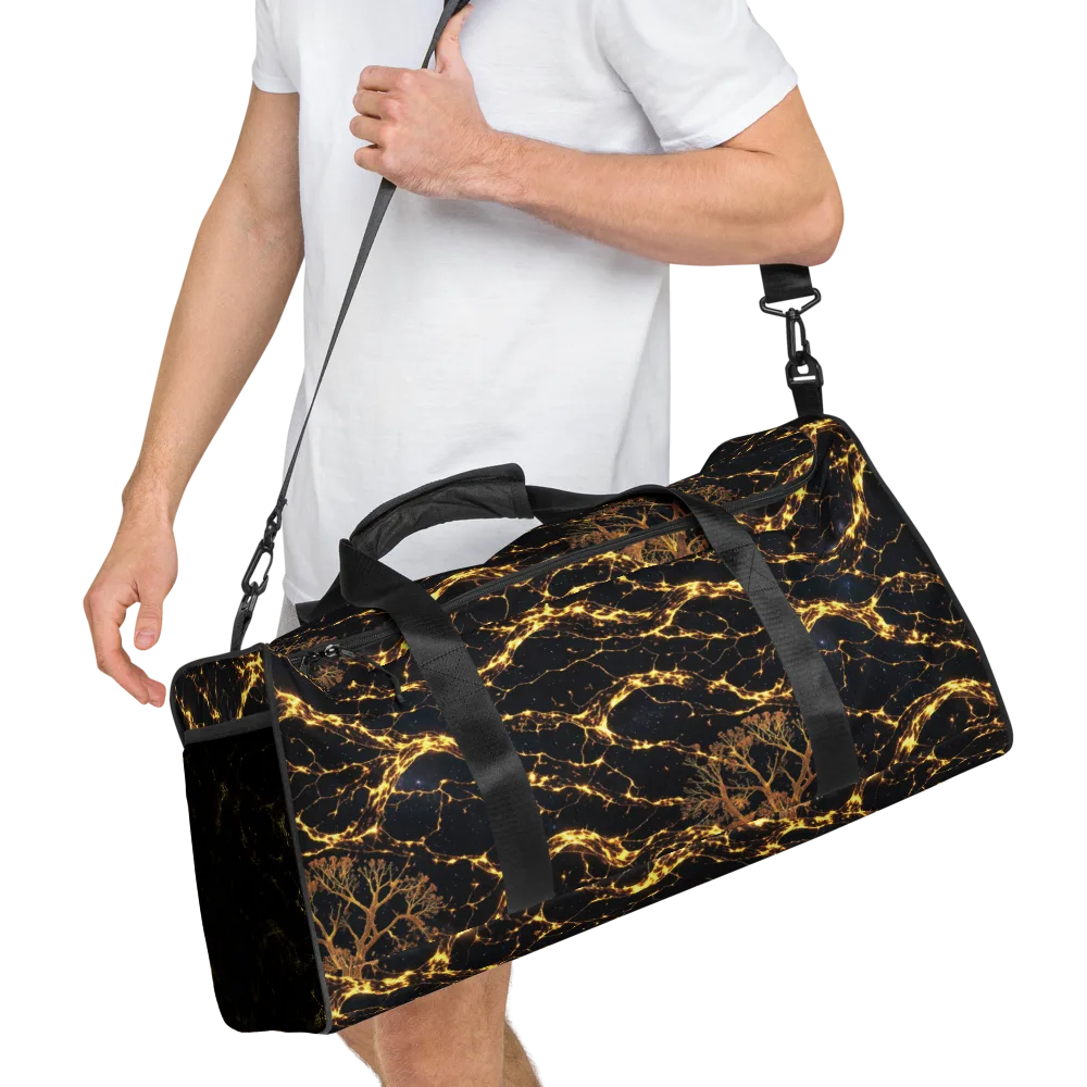 Emberwood Cosmos on Duffle Bag — Right Front