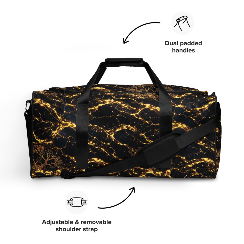 Emberwood Cosmos on Duffle Bag — Front