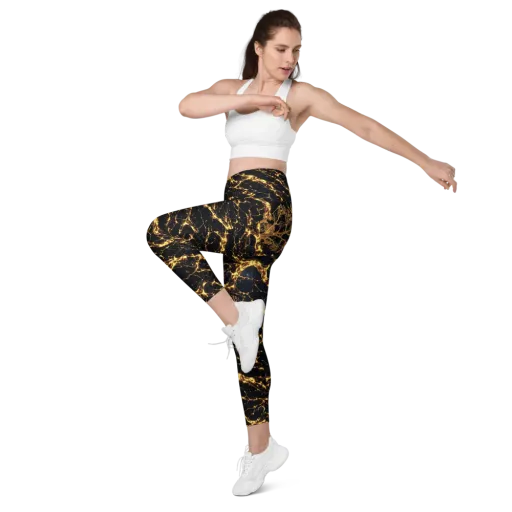 Emberwood Cosmos on a Leggings with Pockets