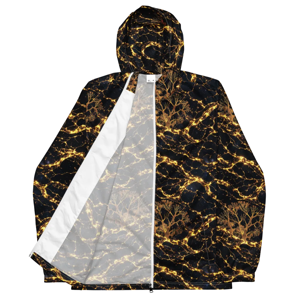 Emberwood Cosmos on Men's Windbreaker — Front