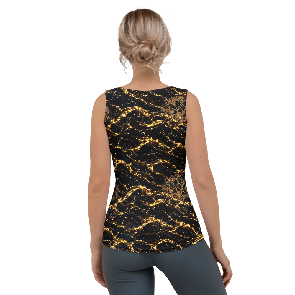 Emberwood Cosmos on Women's Tank Top — Back