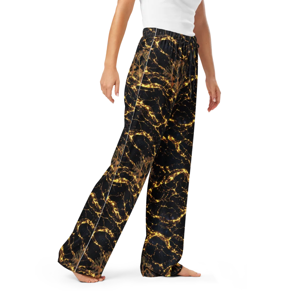 Emberwood Cosmos on Women's Pajama Pants — Right Front