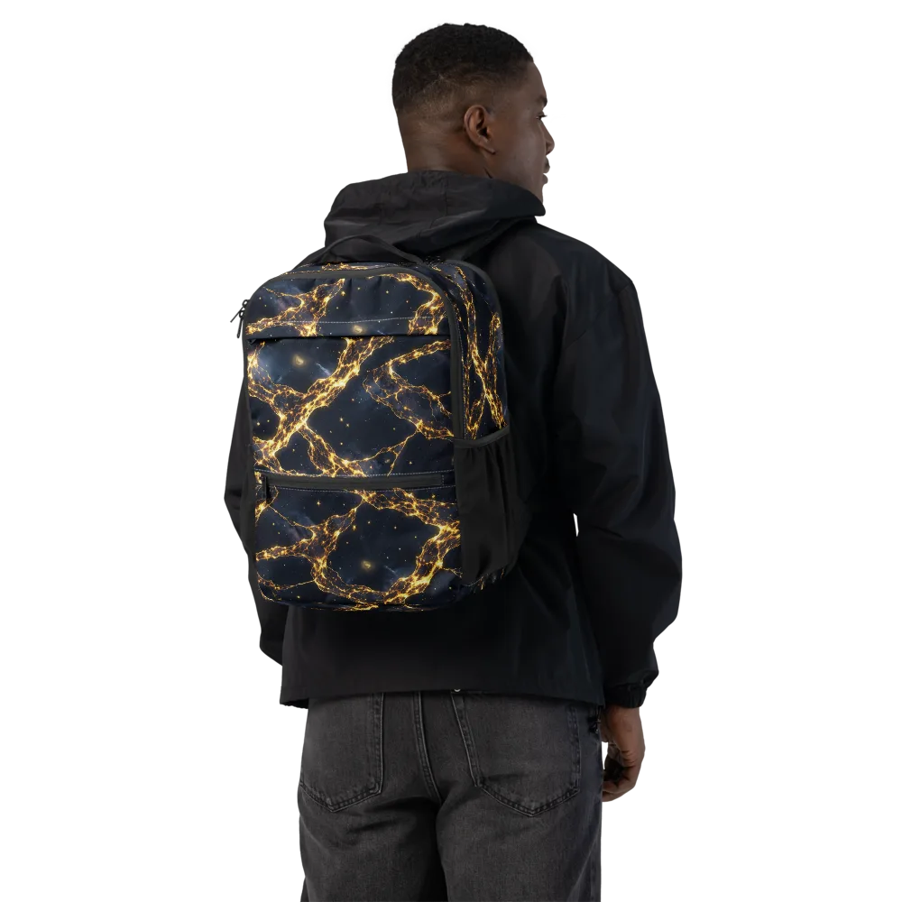 Solar Vein on Utility Backpack — Back