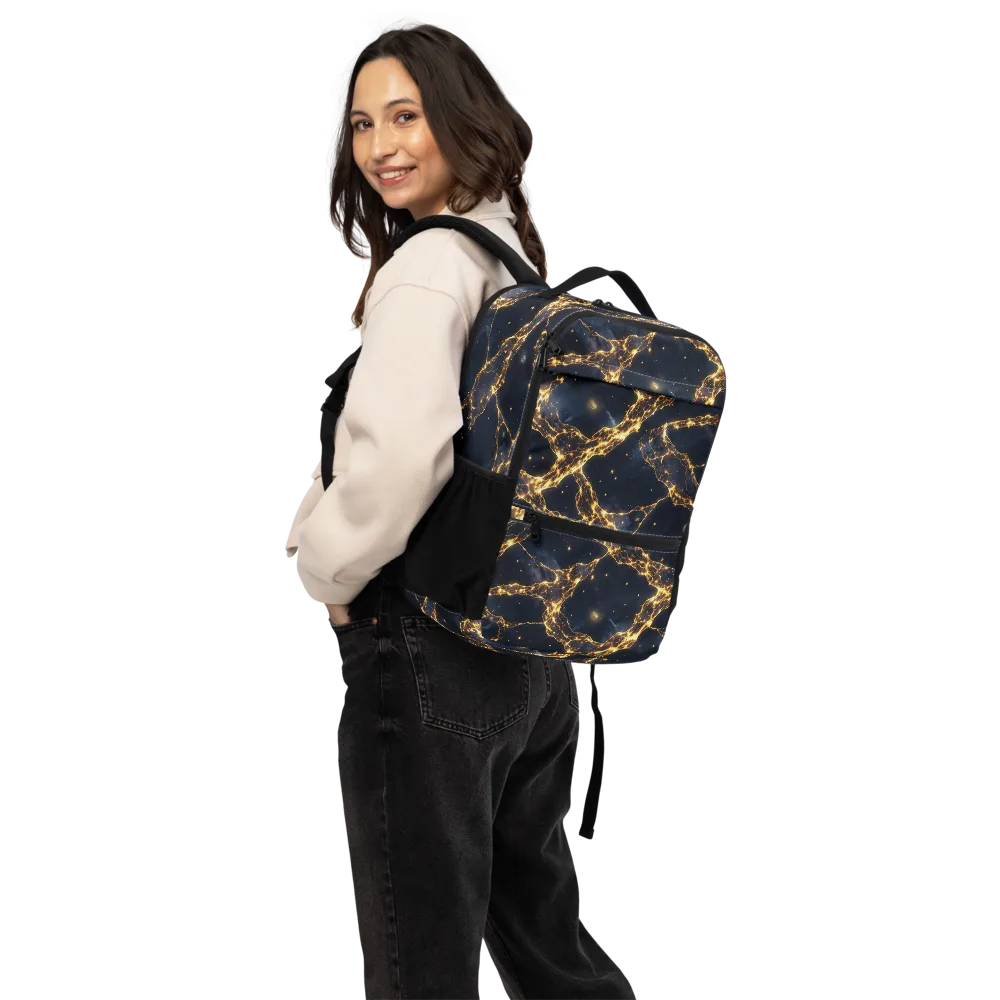 Solar Vein on Utility Backpack — Back