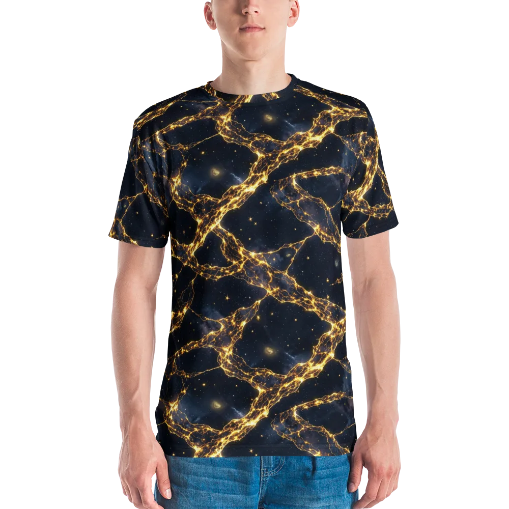 Solar Vein on Men's Crew Neck T-Shirt — Front