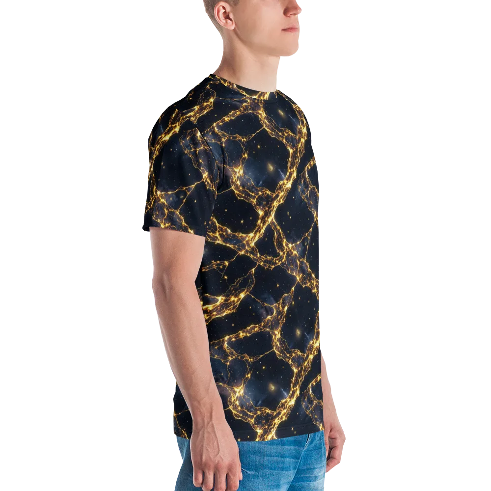 Solar Vein on Men's Crew Neck T-Shirt — Right