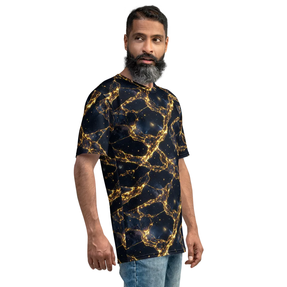 Solar Vein on Men's Crew Neck T-Shirt — Right