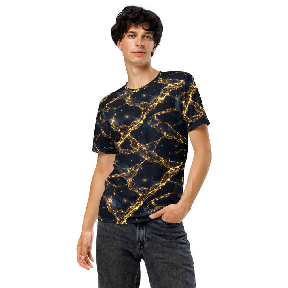 Solar Vein on Men's Crew Neck T-Shirt — Front